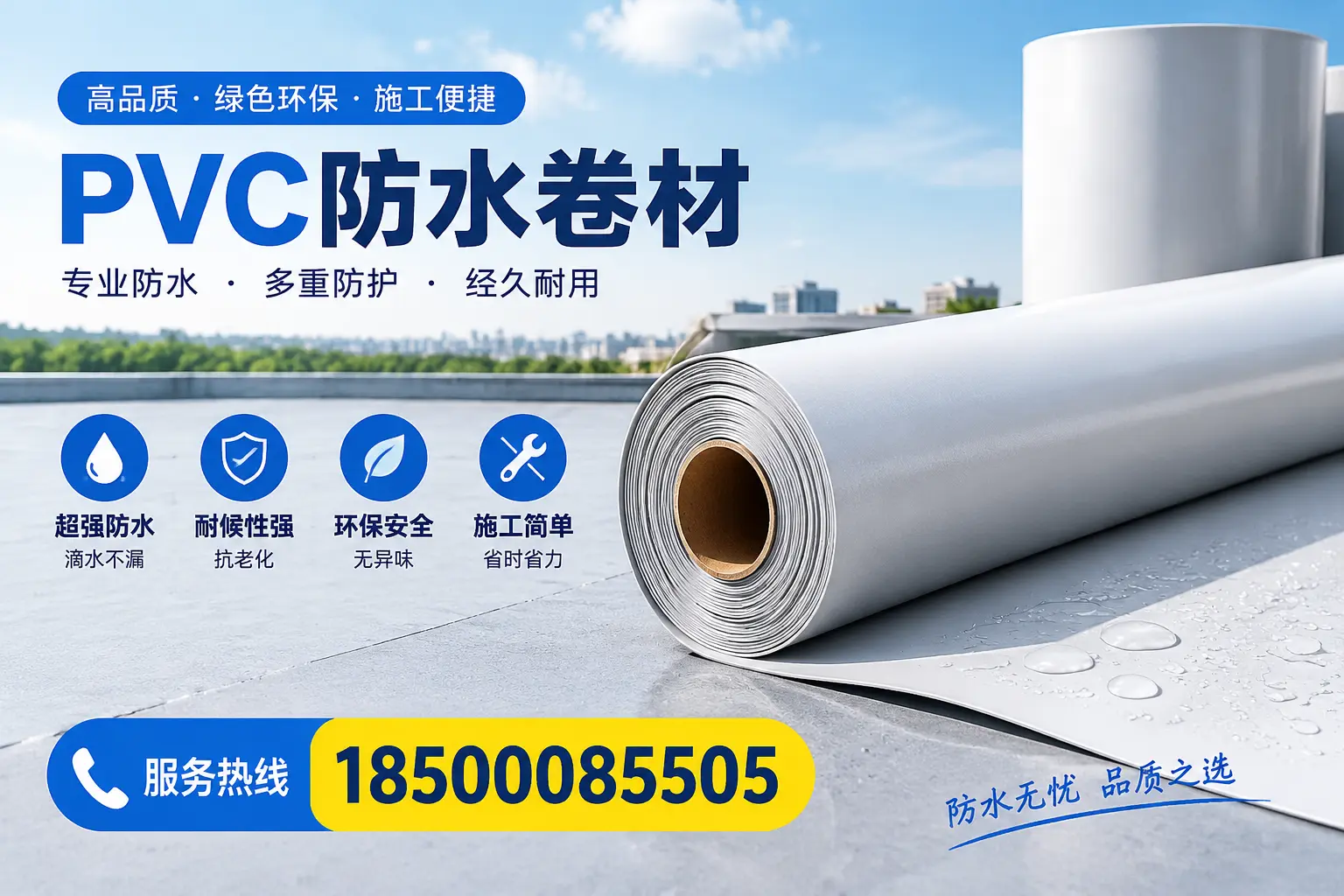 选用PVC防水卷材时需要避开的常见误区,特别是在廊坊